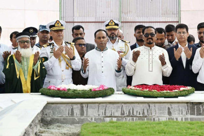Newly elected speaker, deputy speaker pay tributes to Ziaur Rahman and Khaleda Zia