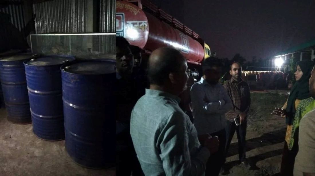 5,180 litres of fuel seized in Tangail; two traders jailed