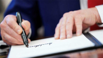 US currency to bear Trump's signature