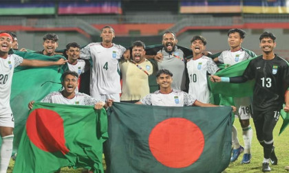 PM congratulates Bangladesh u-20 football team on SAFF championship