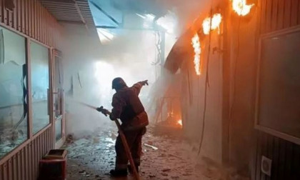 Russian drone strike hits Ukraine market, killing five and injuring dozens