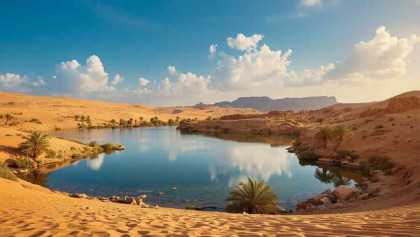 Quiet Saudi oasis turns to frontline amid Iran tensions
