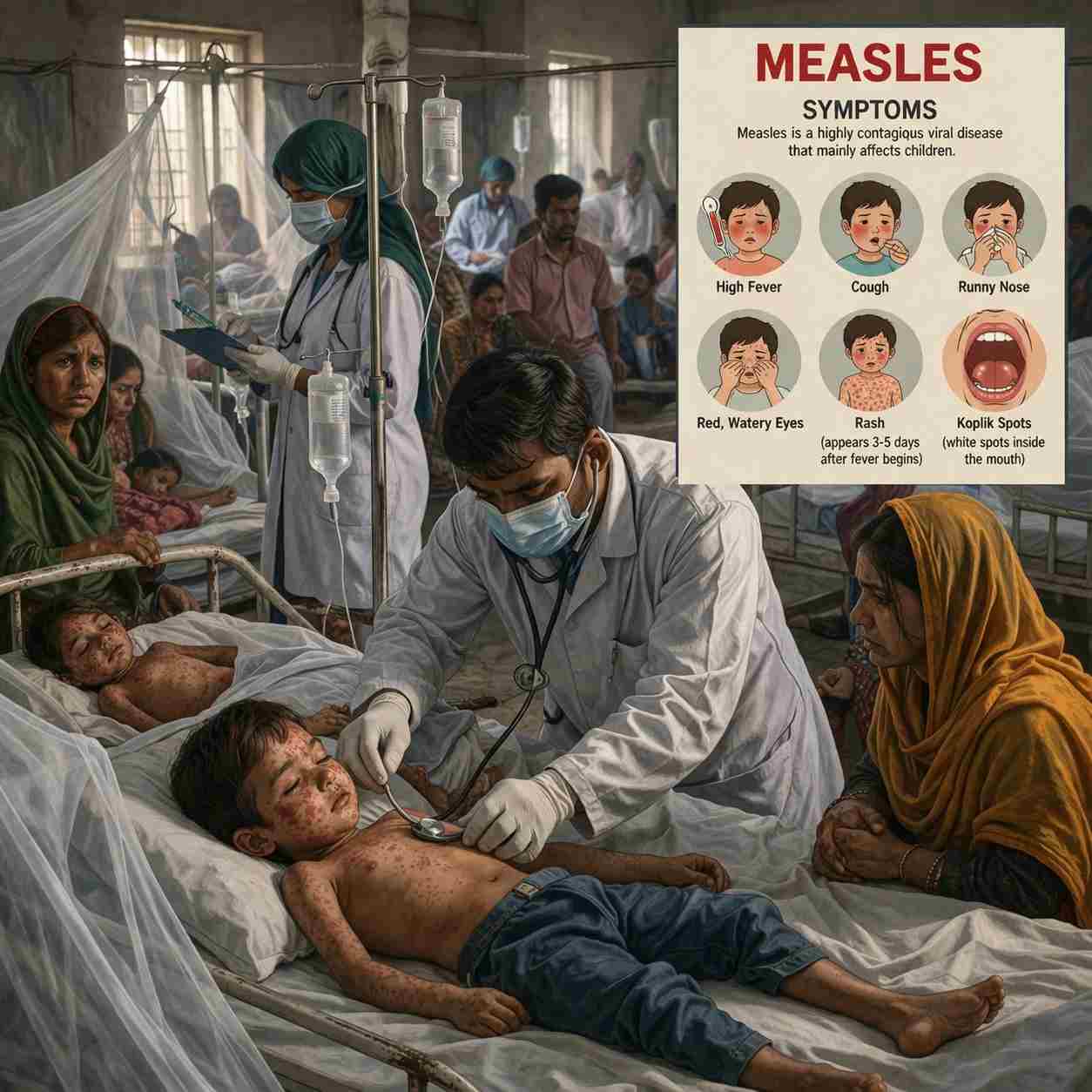 Measles surge: 10 deaths, 1,268 suspected cases in last 24 hours