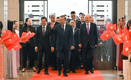 XI welcomes Vietnam’s to Lam for first overseas visit after leadership shift