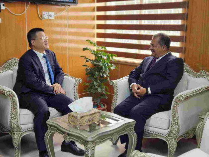 Courtesy call upon Information Minister from Chinese Ambassador
