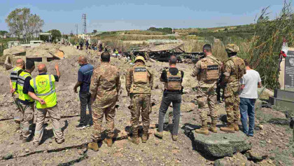 Damaged road, bridge out of Israeli strikes reopened by Lebanese army