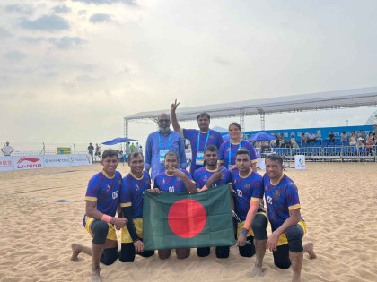 Dominant victory of Bangladesh in Asian Beach kabaddi