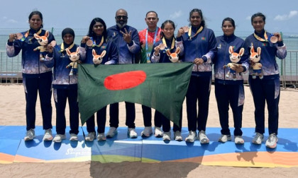 Bangladesh women’s kabaddi team won bronze medal