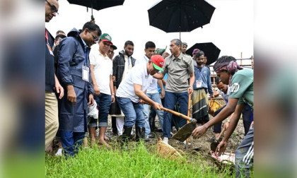 PM launches Basia River re-excavation to boost irrigation in Sylhet