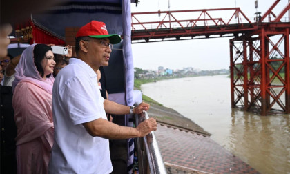 PM inaugurates projects for Surma river beautification, flood protection