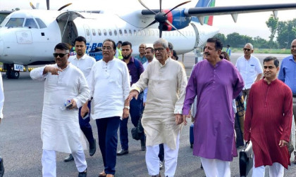 Local govt minister, land minister reaches Rajshahi to attend Rabindra Fair 