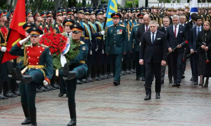  

Russia reduces victory day parade as Ukraine truce begins