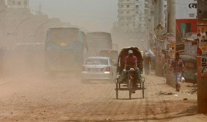 AQI sets Dhaka as 36th-ranked polluted city on Wednesday