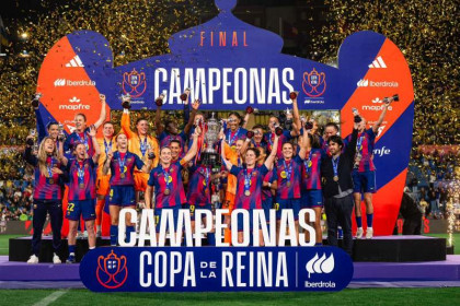Barca wins Spanish treble prior to UCL final