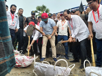 PM launches Canal re-excavation work in Trishal