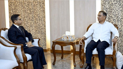 Pranay Verma pays farewell visit to PM Tarique Rahman