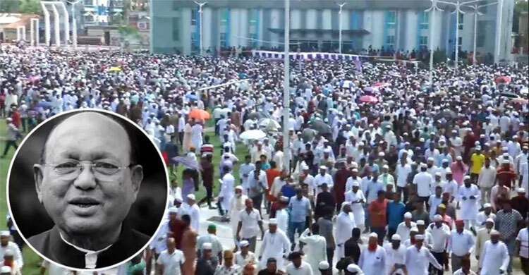 Tofail Ahmed buried with state honour at ancestral village in Bhola