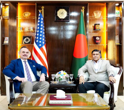 US diplomat meets PM’s Defence Adviser in courtesy call
