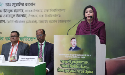 Zubaida Rahman calls for green revolution through tree planting