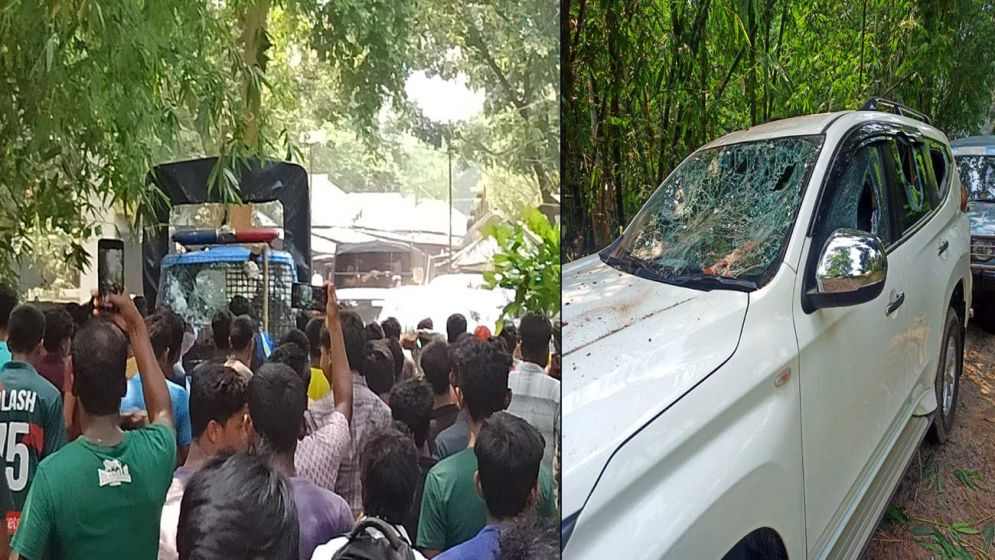 Mob clashes with police in Lalmonirhat over custody of child murder suspect