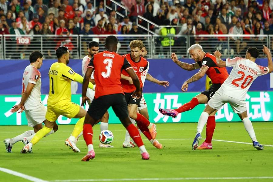 Austria edge debutants Jordan 3-1 in tense World Cup return
