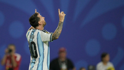 Messi relishes special moment after first World Cup hat-trick