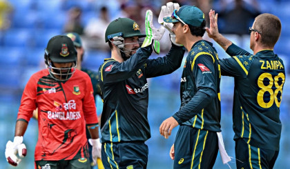 Australia beat Bangladesh to take T20I series lead