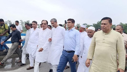 Ministers at Teesta Barrage emphasis sustainable river management