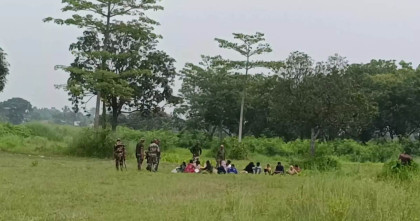 BGB prevent 20 People’s push-in by BSF near Chouka border