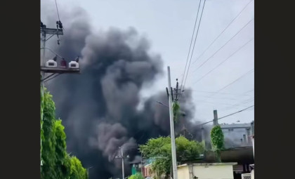 Oil factory fire in Gazipur breaks out from boiler explosion