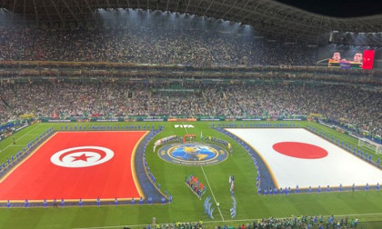 World Cup's 1,000th match ends in Japan 4-0 win over Tunisia