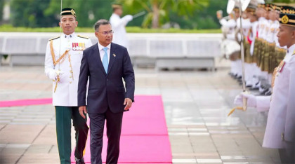 PM Tariq Rahman departs Malaysia for world economic forum in China

