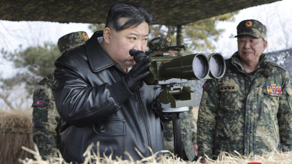 Kim oversees North Korea's missile, artillery tests