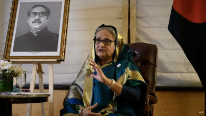 Sheikh Hasina vows return to Bangladesh this year