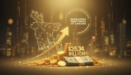 Bangladesh remittances hit a record $35.34 billion