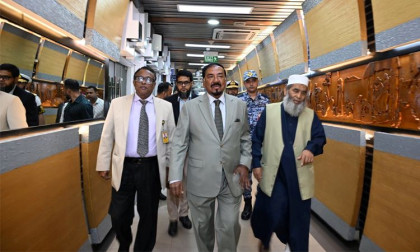 Speaker departs Dhaka for Khamenei’s janaza in Iran