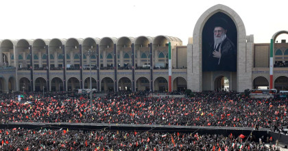 Iran leaders attend Khamenei's funeral as anti-US chants grow