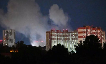 Russian strikes again hit Kyiv, eight reported wounded