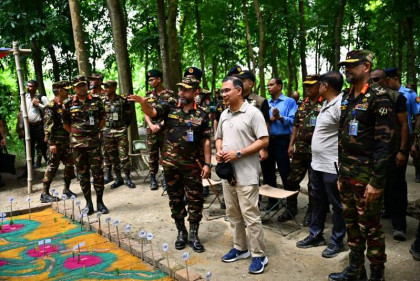 PM visits summer exercise of the Bangladesh Army