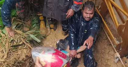 Two children killed in Chattogram landslides