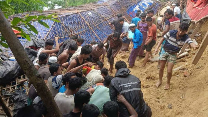 Rescue teams search for survivors after landslide kills five in Ukhiya camp