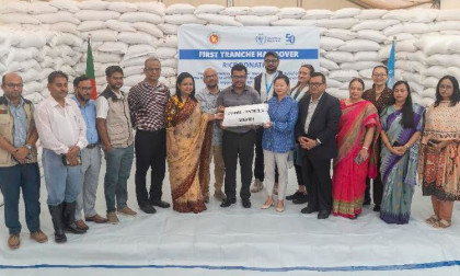 Govt supplies Rice to WFP to support Rohingya refugees