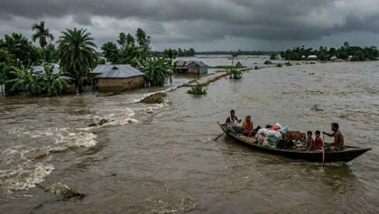 Five rivers flow above danger level after heavy rain