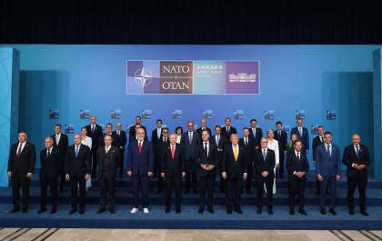 Turkey summit ends with Erdogan presenting revolver to NATO leaders