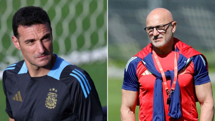 De la Fuente faces former student Scaloni in World Cup final