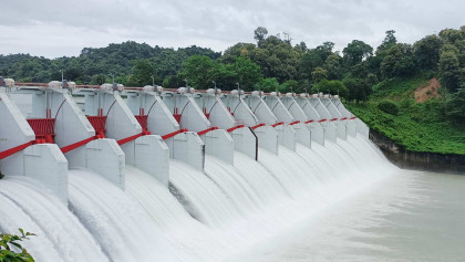Kaptai Dam opens 16 spillway gates to prevent flooding