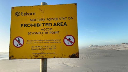Radioactive contamination at nuclear plant in S. Africa