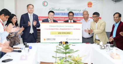 Chinese Embassy hands $100,000 relief fund to BD Red Crescent