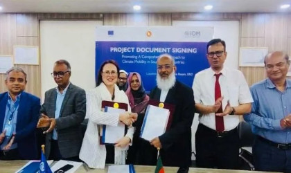 Bangladesh, IOM sign €1.12m climate deal