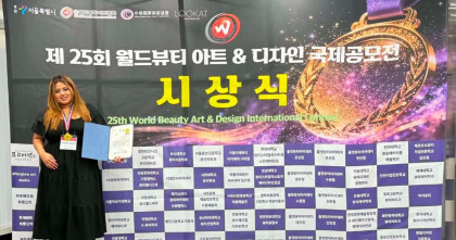 Sayma Sadia wins World Beauty Art & Design Contest in S.Korea